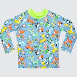 Aqua Blu Shop Infants (00-2)^Long Sleeve Rash Vest Forest Adventures