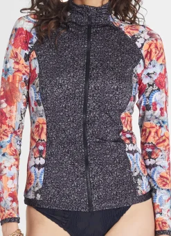 Aqua Blu Rash Guards|Tops^Hayley Rash Guard Gardenia