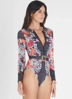 Aqua Blu One Pieces^Moresby One Piece Gardenia