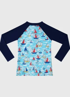 Aqua Blu Shop Juniors (3-7)|Rashies^Long Sleeve Rash Vest Helm