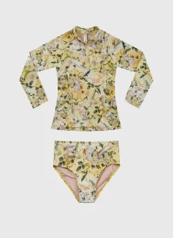 Aqua Blu Rashies|Sets^Long Sleeve Rash Vest Set Holly