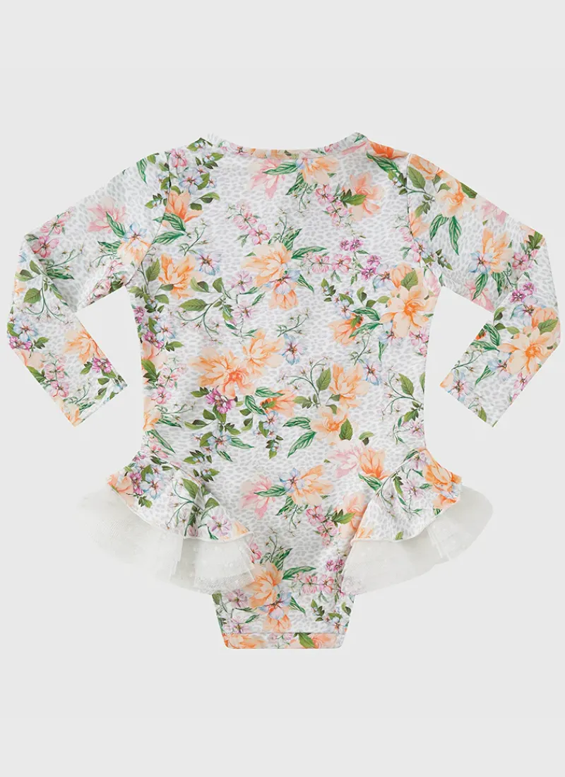 Aqua Blu Shop Infants (00-2)|One Pieces^Long Sleeve One Piece Honeysuckle