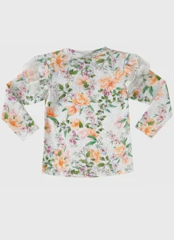 Aqua Blu Shop Infants (00-2)|Rashies^Long Sleeve Rash Vest Honeysuckle