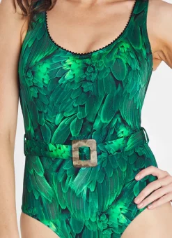 Aqua Blu One Pieces^Nicola One Piece Hummingbird