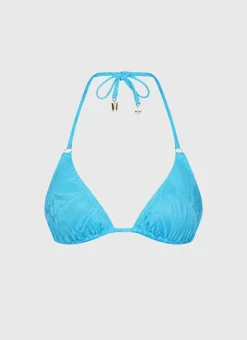 Aqua Blu Tops^Aurora Triangle Lapis