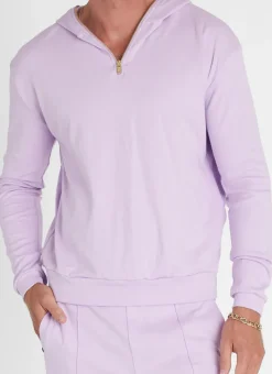 Aqua Blu Outerwear|Tops^Lavender Hoodie