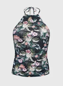 Aqua Blu Singlet Tankini|Tops^Lawley Tankini Lisanthus