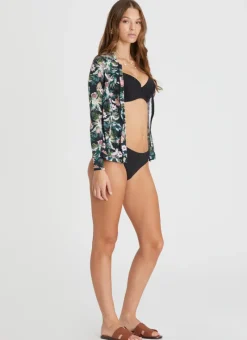 Aqua Blu Rash Guards|Tops^Lyla Rash Guard Lisanthus