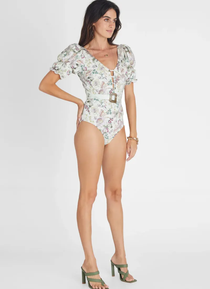 Aqua Blu One Pieces^Kristina One Piece Lotus