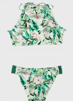 Aqua Blu Shop Teens (8-16)|Sets^Halter Bikini Set Marabou