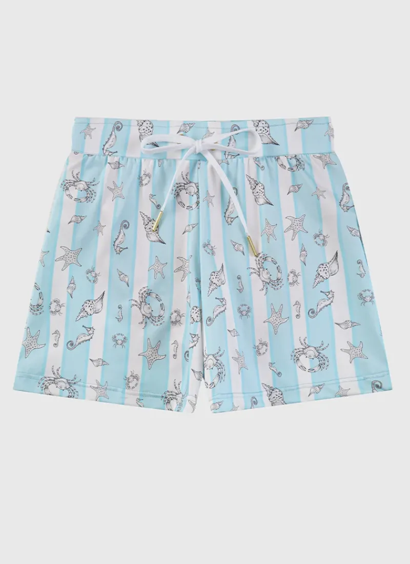 Aqua Blu Shop Teens (8-16)|Bottoms^Lycra Swim Shorts Mariner