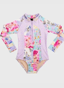 Aqua Blu Shop Teens (8-16)|One Pieces^Long Sleeve One Piece Meadow