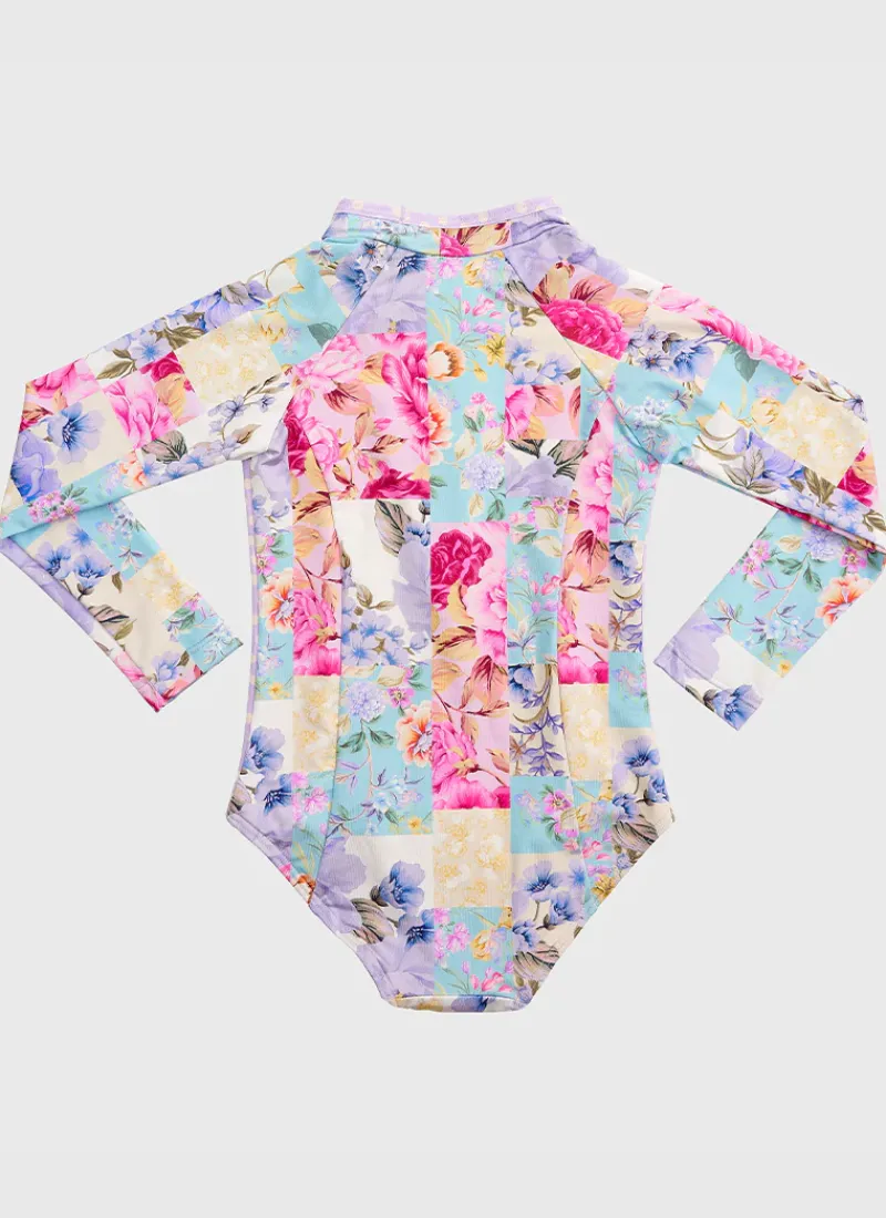 Aqua Blu Shop Teens (8-16)|One Pieces^Long Sleeve One Piece Meadow