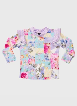 Aqua Blu Shop Infants (00-2)|Rashies^Long Sleeve Rash Vest Meadow