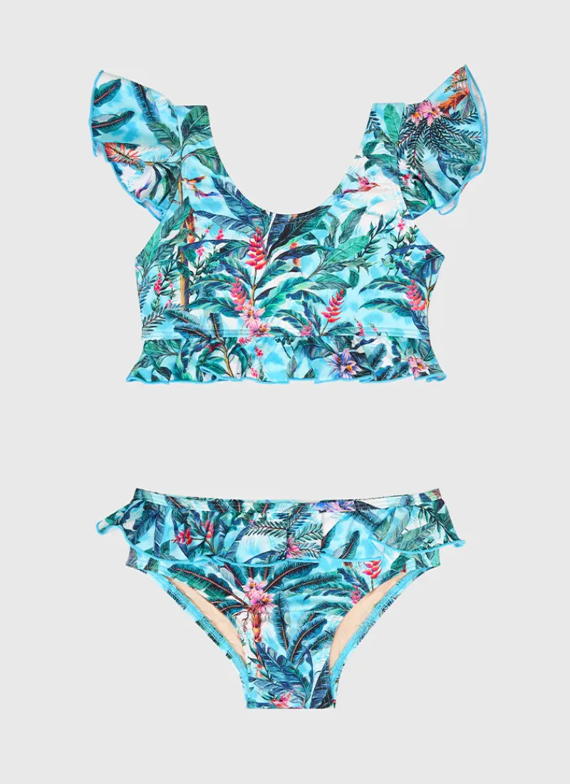 Aqua Blu Shop Juniors (3-7)^Frill Bikini Set Muse