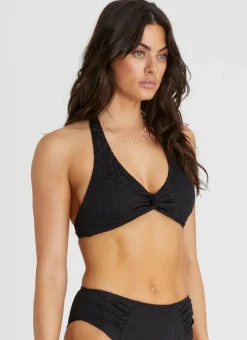 Aqua Blu Tops^Elleni Bikini Top Nero