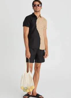 Aqua Blu Tops|Tops^Liam Shirt Nero