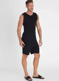 Aqua Blu Bottoms|Bottoms^Noir Shorts