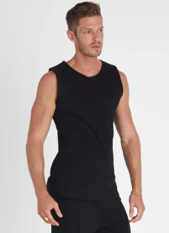 Aqua Blu Tops|Tops^Noir Tank