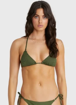 Aqua Blu Tops^Aurora Triangle Olive