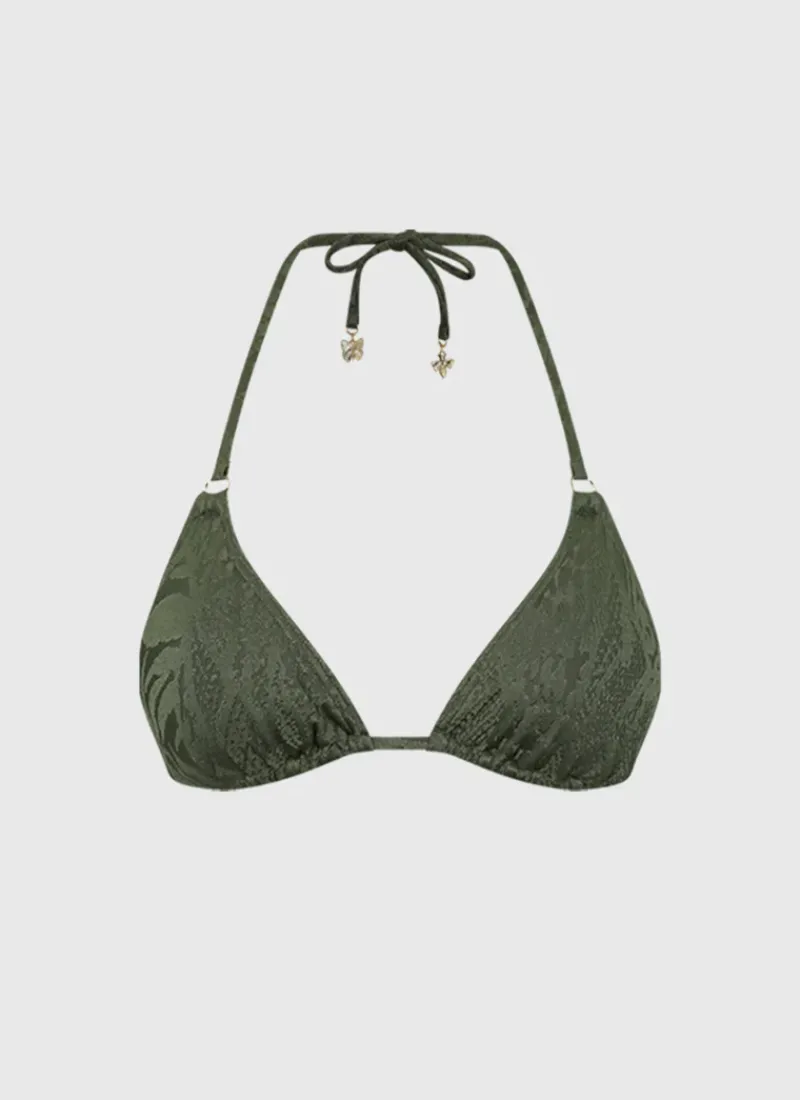 Aqua Blu Tops^Aurora Triangle Olive