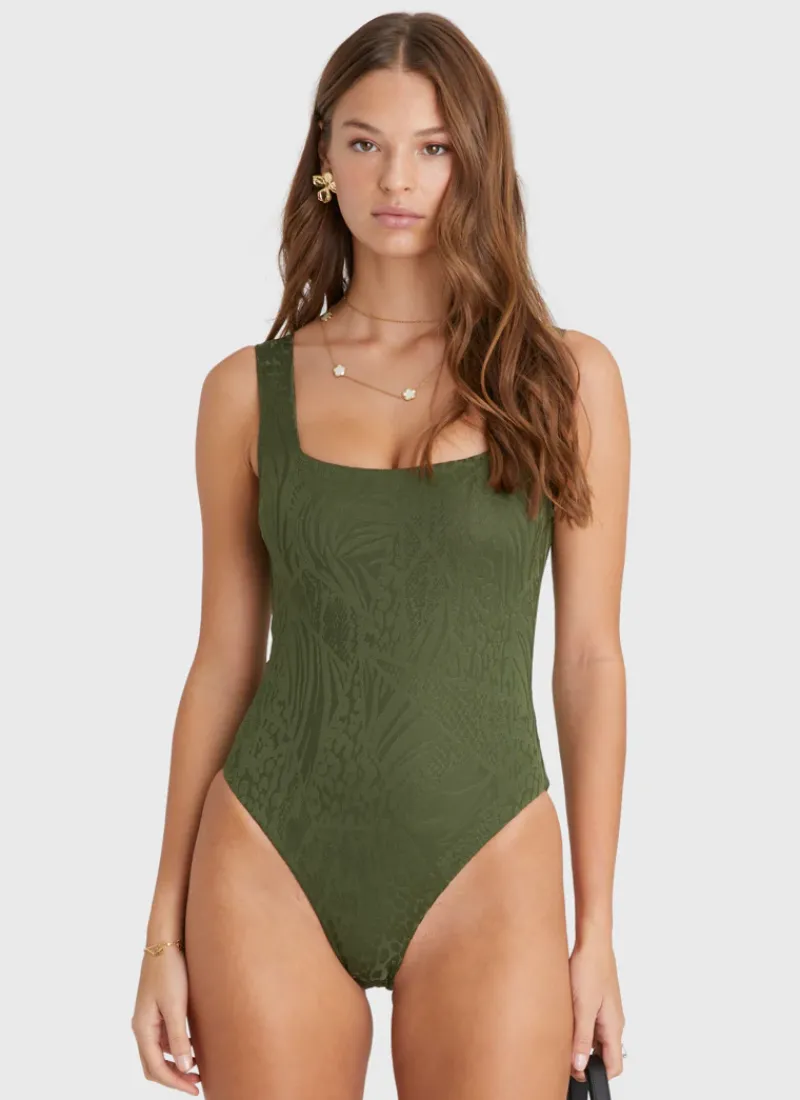 Aqua Blu One Pieces^Vero DD/E Cup One Piece Olive