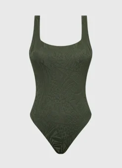 Aqua Blu One Pieces^Vero DD/E Cup One Piece Olive