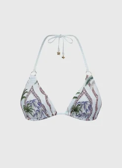 Aqua Blu Tops^Aurora Triangle Palmilla