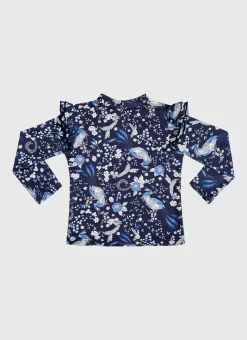 Aqua Blu Shop Infants (00-2)|Rashies^Long Sleeve Rash Vest Peregrine