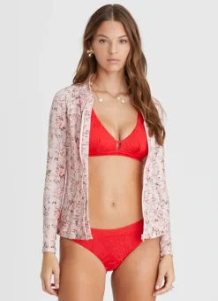 Aqua Blu Tops|Rash Guards^Lyla Rash Guard Periwinkle