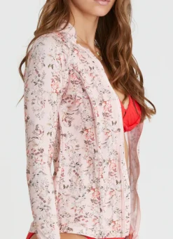 Aqua Blu Tops|Rash Guards^Lyla Rash Guard Periwinkle