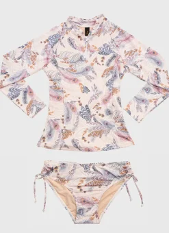 Aqua Blu Shop Teens (8-16)|Rashies^Rash Vest Set Plumeria