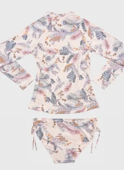 Aqua Blu Shop Teens (8-16)|Rashies^Rash Vest Set Plumeria