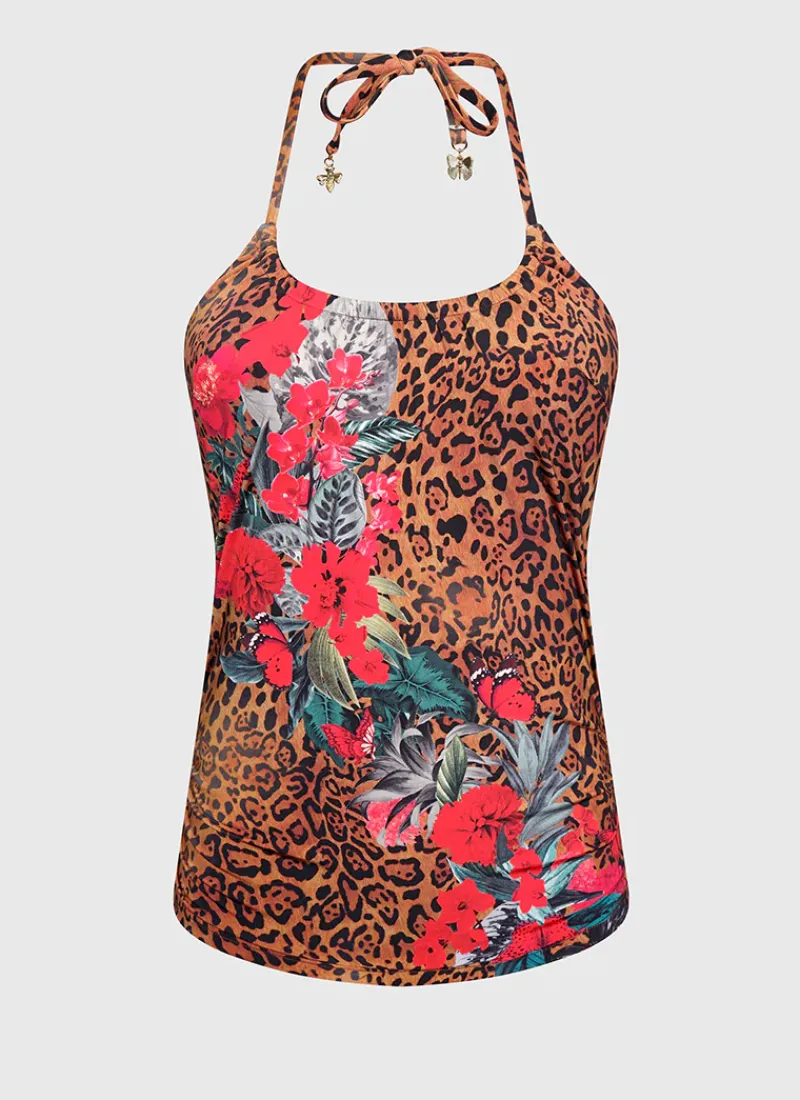 Aqua Blu Singlet Tankini|Tops^Remi Tankini Poppy