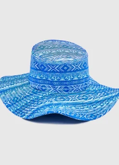Aqua Blu Shop Infants (00-2)^Lycra Bucket Hat Poseidon