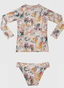 Aqua Blu Shop Juniors (3-7)|Rashies^Long Sleeve Rash Vest Set Ravine