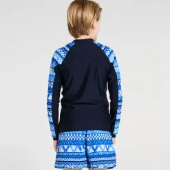 Aqua Blu Shop Teens (8-16)^Long Sleeve Rash Vest Riviera