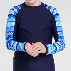 Aqua Blu Shop Teens (8-16)^Long Sleeve Rash Vest Riviera