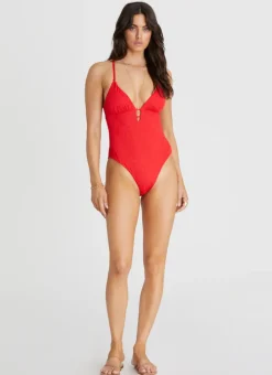 Aqua Blu One Pieces^Michelle One Piece Rossa