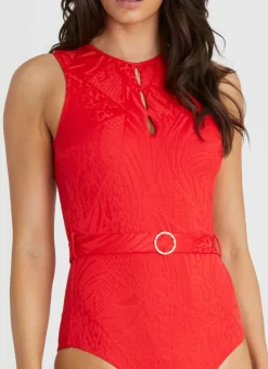 Aqua Blu One Pieces^Prudence One Piece Rossa