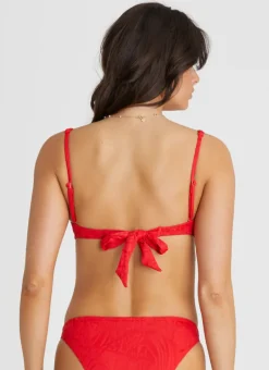 Aqua Blu Tops^Zara Balconette Rossa