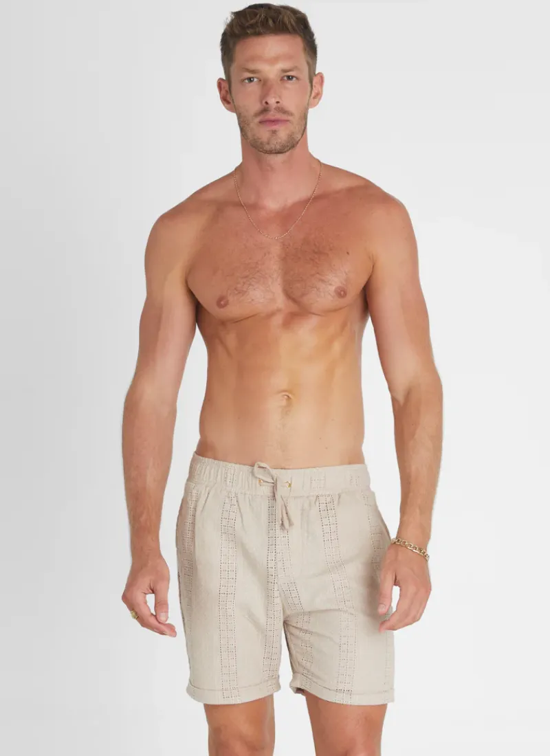 Aqua Blu Bottoms|Bottoms^Sandstone Taylor Shorts