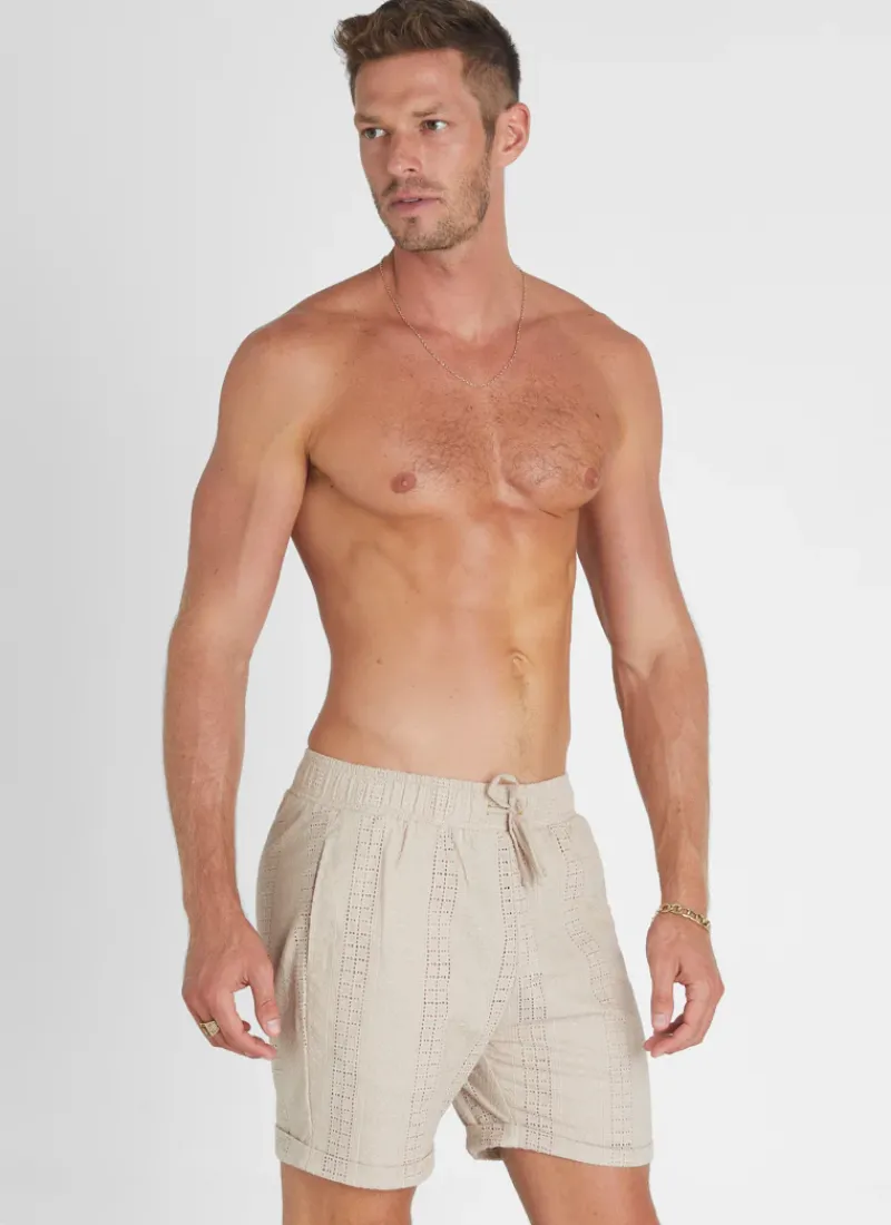 Aqua Blu Bottoms|Bottoms^Sandstone Taylor Shorts