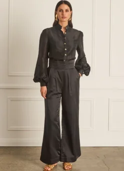 Aqua Blu Tops^Hazel Blouse Sparrow