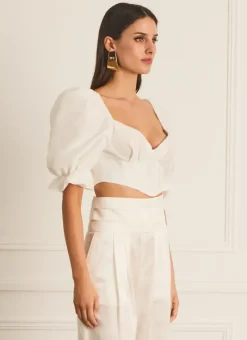 Aqua Blu Tops^Dani Corset starling