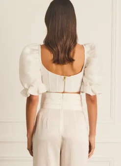 Aqua Blu Tops^Dani Corset starling