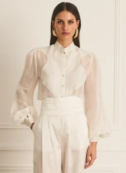 Aqua Blu Tops^Hazel Blouse Starling