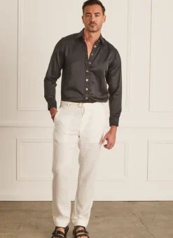 Aqua Blu Bottoms|Bottoms^Starling Jake Pants Blanca