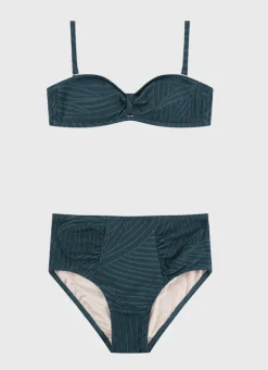 Aqua Blu Shop Teens (8-16)|Sets^Stepping Stones Bandeau Bikini Set