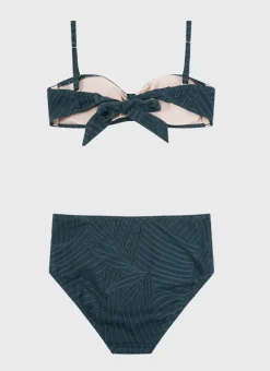 Aqua Blu Shop Teens (8-16)|Sets^Stepping Stones Bandeau Bikini Set